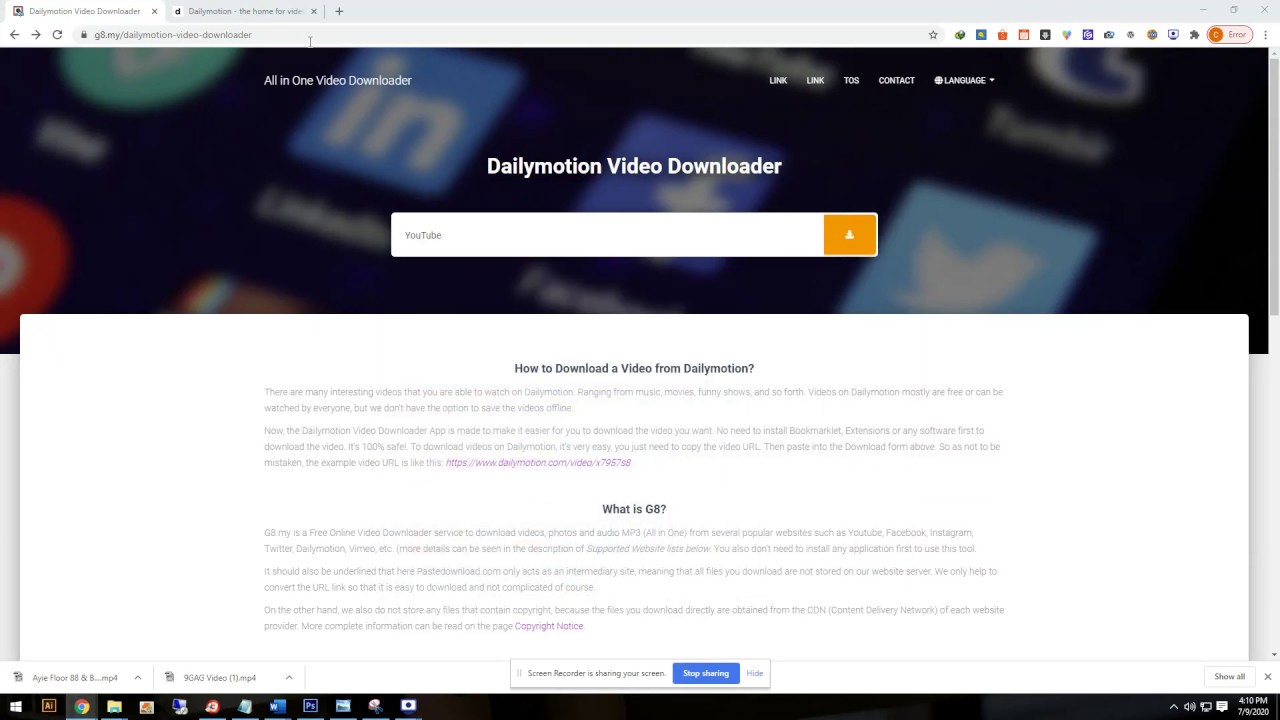 dailymotion video downloader software free download for mac